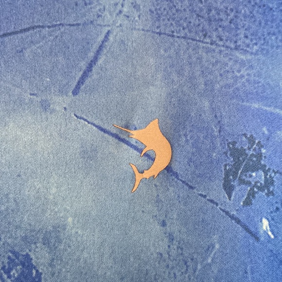 Reel Legends Man Shirt size M BNWOT length 28” pit to pit 40” perfect for summer - Picture 3 of 8